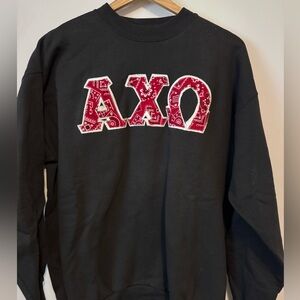 Vintage Sorority Alpha Chi Omega Sweatshirt Big Sis